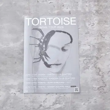 TORTOISE JAPAN TOUR 2026 플라이어 내한 엽서 락