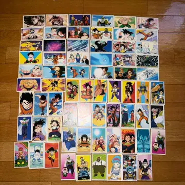 [ 쇼와 ] 드래곤볼 Z 면표 68종 68매
