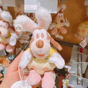 상하이 디즈니 부활절 봄날 봄 봉제 인형 키체인 구피 신상품