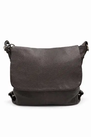 BALLY 천연 가죽 메신저 백 두꺼운 원단 가죽