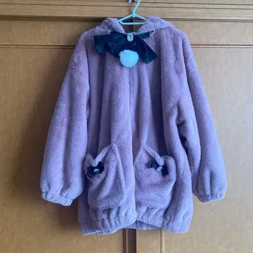 천희 코코네 x majoretty 토끼 귀 블루종 핑크