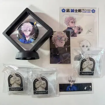 블루 록 나기 세이시로 클리어 시트 카드 배지