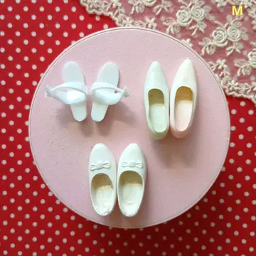 태미짱 신발 3타입 화이트 쇼와 레트로 옷 갈아입히기 인형 잡화