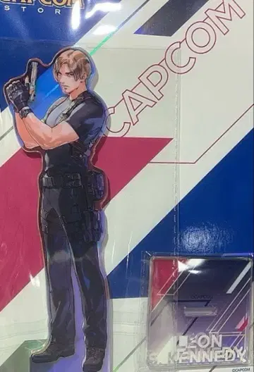 바이오하자드 홀로그램 아크릴 스탠드 레온 캡콤 스토어 이케부쿠로
