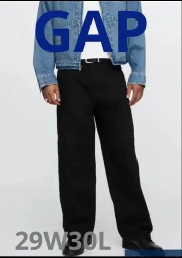 [GAP] 슈퍼 배기 데님 블랙 29W30L