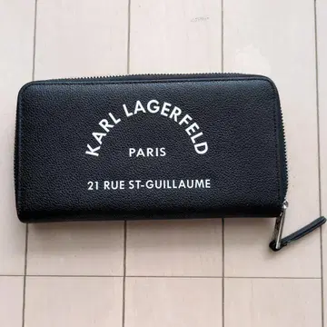 KARL LAGERFELD 블랙 장지갑