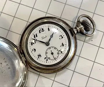 회중시계 C.W.C.CO. 앤티크 작동 불능 현 상태 정크