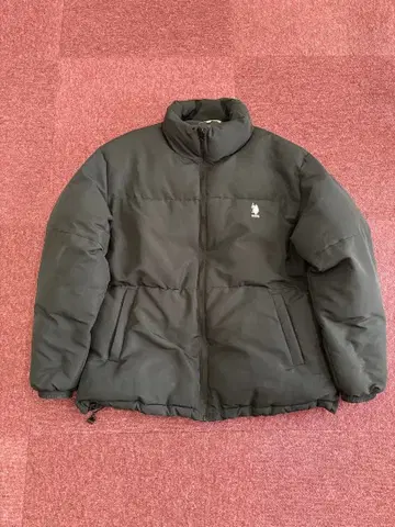 POLO 블랙 다운 자켓 / 스트릿 y2k