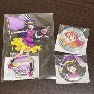 프리파라 마루쿠지 전력 돌진 아로마 미캉 아크릴 스탠드 캔뱃지