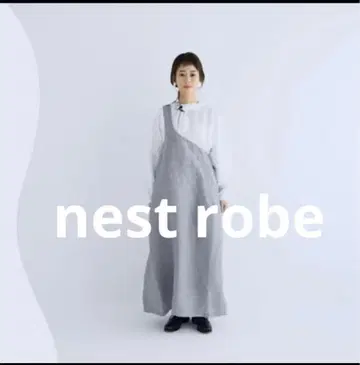 nest Robe 체크 무늬 원숄더 원피스