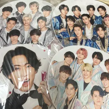 Snow Man 부채 세트