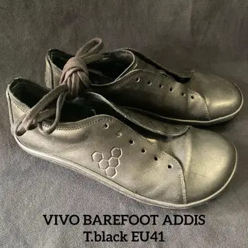 vivobarefoot ADDIS 블랙 스니커즈 41