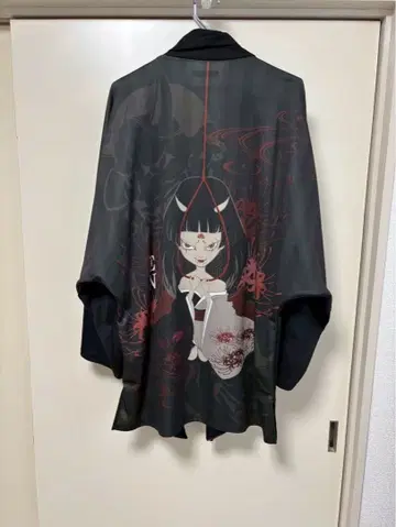 류기압착 미야비유이 EN 하오리 일본풍 기모노 가디건