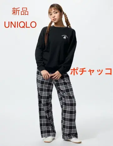 새상품 유니클로 산리오 캐릭터즈 라운지 세트 포차코 L 파자마