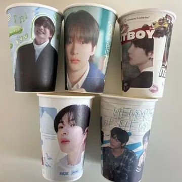 RIIZE 앤톤 생일 카페 컵홀더 포토카드 세트