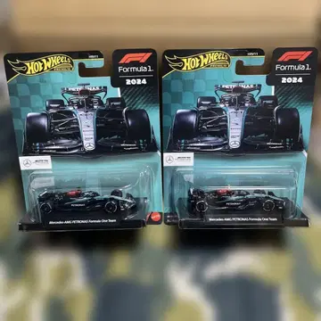 미개봉 HotWheels 메르세데스 AMG PETRONAS 2대 세트