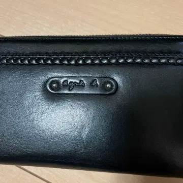 agnes b. 지갑 에네스베 장지갑 블랙