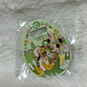 상하이 디즈니 부활절 봄날 봄 미키 플루토 핀 배지 핀즈