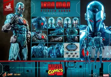 핫토이즈 아이언맨 블루 스텔스 아머 오리진