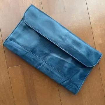 다니엘&밥 가죽 클러치백 블루