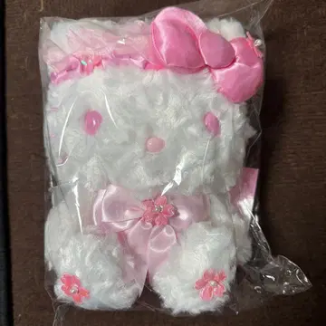 산리오 키티 봉제 인형 사쿠라 리본 벚꽃