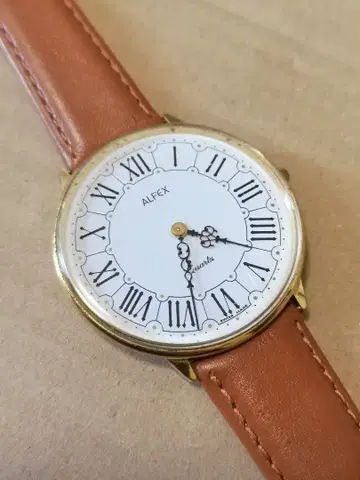 70s ALFEX 아날로그 시계 Swiss made