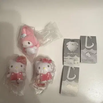 산리오 캐릭터즈 컬러풀 카라비너 마스코트 참