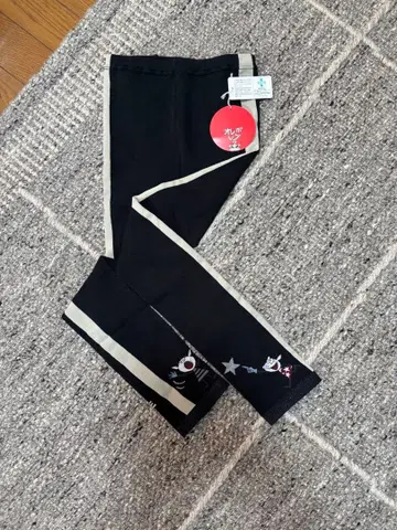 오레보레 브라 레깅스 사이드 라인 블랙