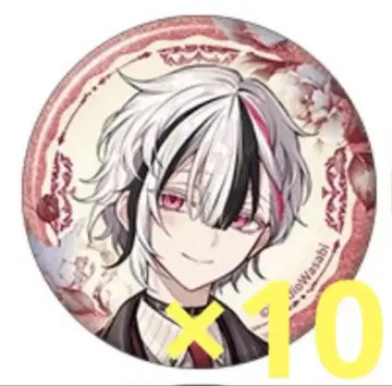 악마 집사와 검은 고양이 아쿠네코 글리터 캔뱃지 4주년 벨리안