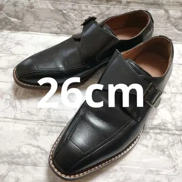 새상품급 비즈니스 슈즈 몽크 스트랩 신사 신발 방수 포멀 EU41