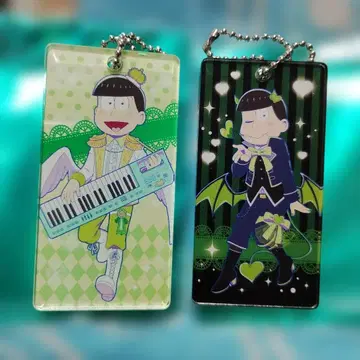 오소마츠 6쌍둥이 HMV 마루이 더블 아크릴 키링 쵸로마츠 천사 악마