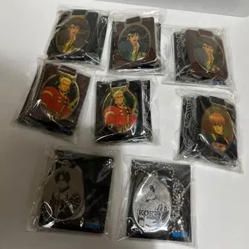 더 킹 오브 파이터즈 97 하드 키링 8종 세트