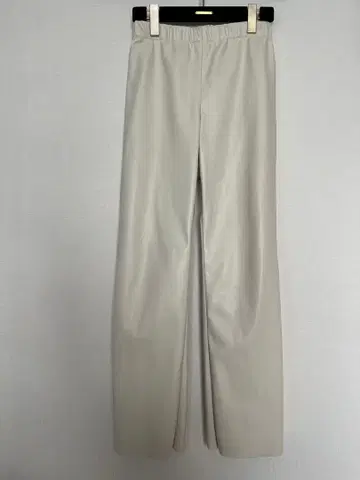 Plage MY_fake leather 이지 팬츠