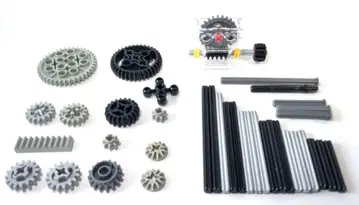 레고 테크닉 기어, 기어박스, 십자축