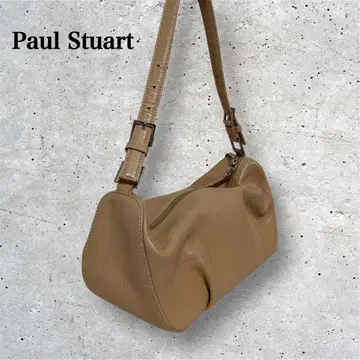 y2k ] Paul Stuart NEW YORK 천연 가죽 원숄더백