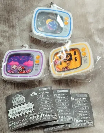 가챠 별의 커비 바스락 아크릴 참 3종 세트