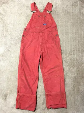 미국 빈티지 의류 빈티지 BIGSMITH 오버롤 빨간색 핑크