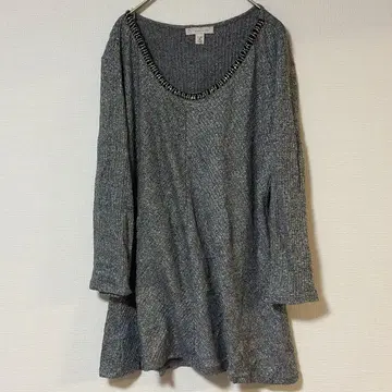 새상품급 Catherines [ XL ] 캐서린즈 라메 니트 튜닉