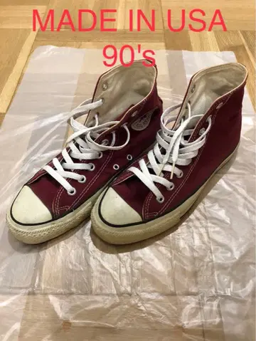 CONVERSE ALL STAR 90's MADE IN USA 마룬
