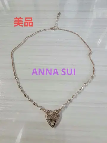 ANNASUI 안나수이 하트형 골드 목걸이 새상품급