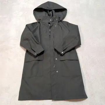 UNIQLO U 후드 부착 트렌치코트 다크 그레이 남녀 공용
