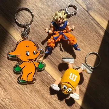 [ 90s ] 레트로 사토짱 손오공 m&ms 키링