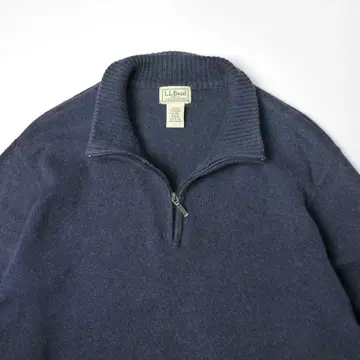 엘엘빈 캐시미어 코튼 드라이버즈 니트 스웨터 XL 빈티지 네이비