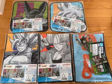 드래곤볼 타월 5장 세트