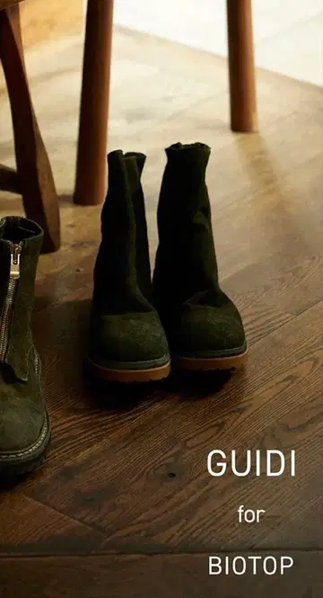 GUIDI for BIOTOP 24SS Back Zip Boots
