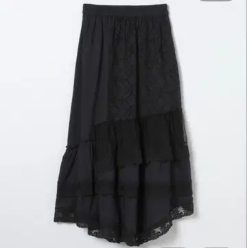 패치워크 코튼 레이스 스커트 지나시스 미사용 새상품 이번 시즌 신상