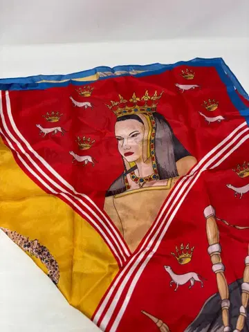 A2088 샤비에 틸 실크 100% 프린트 스카프