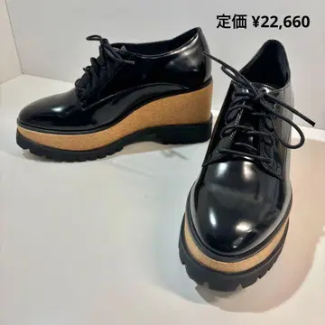 즉시 완판 아이템 SNIDEL 스나이델 플랫폼 로퍼 통굽 로퍼