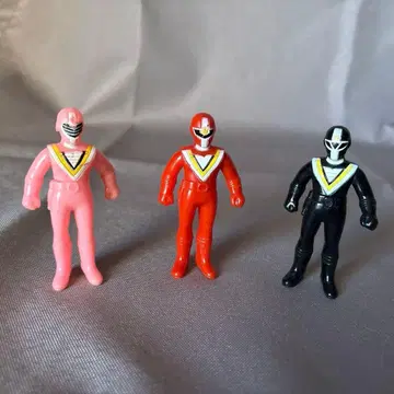 1990 지구전대 파이브맨 소프트 비닐 3체 세트