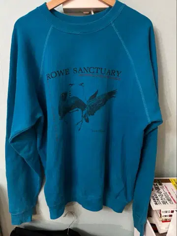 빈티지 80s 헤인즈 프린트 맨투맨